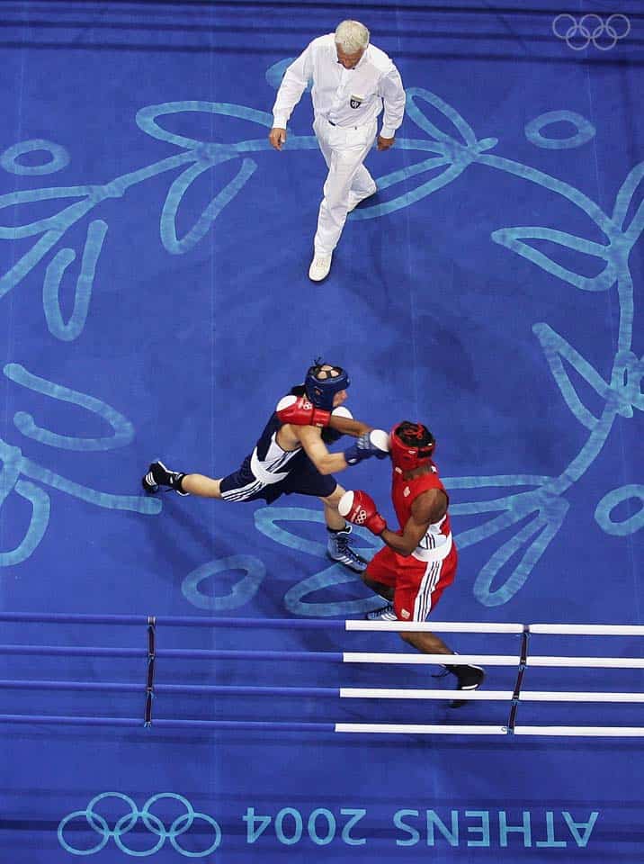 Boxing Equipment Athens 2004 Olympic Games Pin Athens 2004