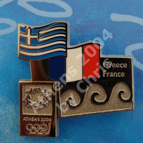 #04-150-066 France participating country athens 2004 3500pcs