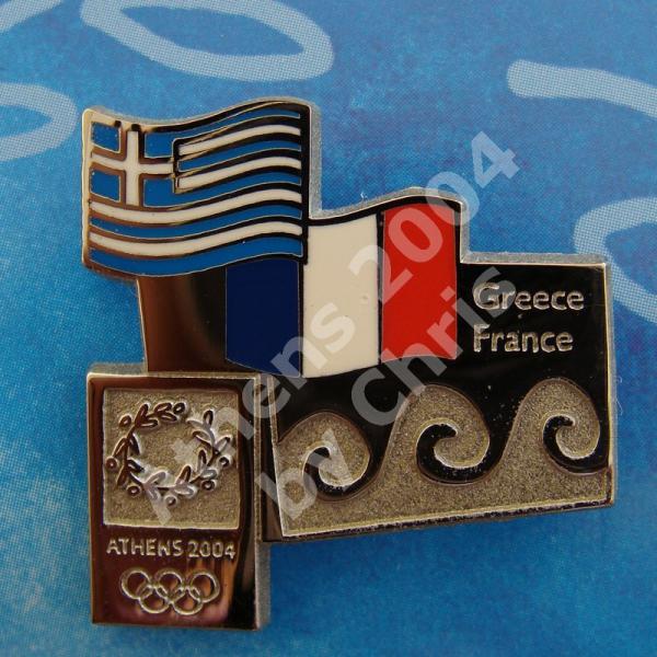 #04-150-066 France participating country athens 2004 3500pcs