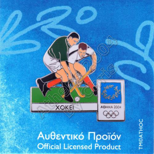 02-009-027 hockey sport Athens 2004 olympic games pin