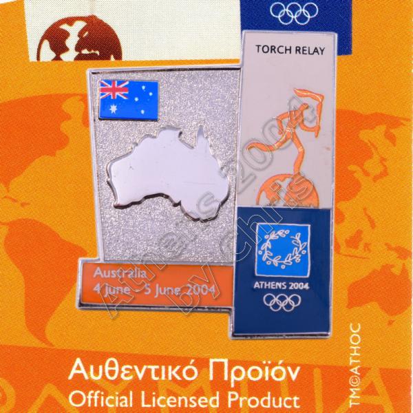 04-164-002 torch relay route countries map Australia