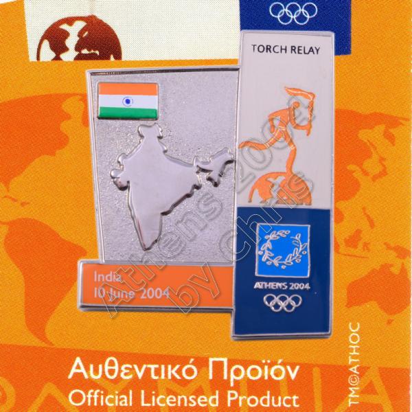 04-164-006 torch relay route countries map India