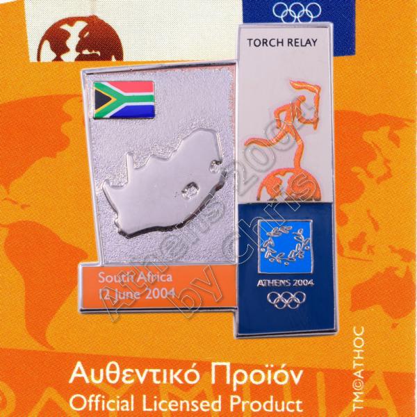 04-164-008 torch relay route countries map South Africa