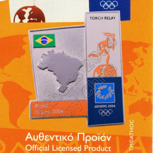 04-164-009 torch relay route countries map Brazil