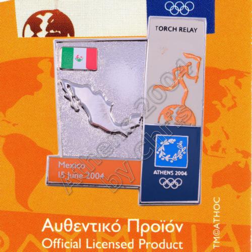 04-164-010 torch relay route countries map Mexico