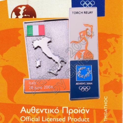 04-164-019 torch relay route countries map Italy