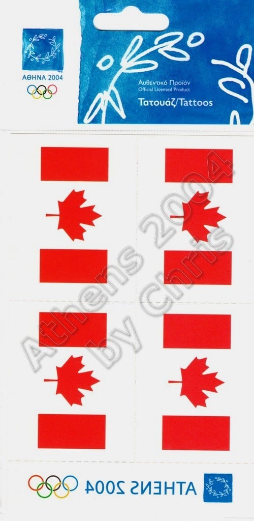 canadian-flag-tattoos-athens-2004-olympic-games-2