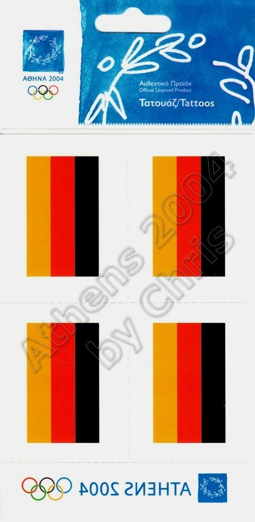 germany-flag-tattoos-athens-2004-olympic-games-2