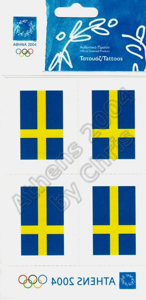swedish-flag-tattoos-athens-2004-olympic-games-2
