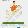 Equestrian Olympic Sports Self Adhesive Postcard Athens 2004