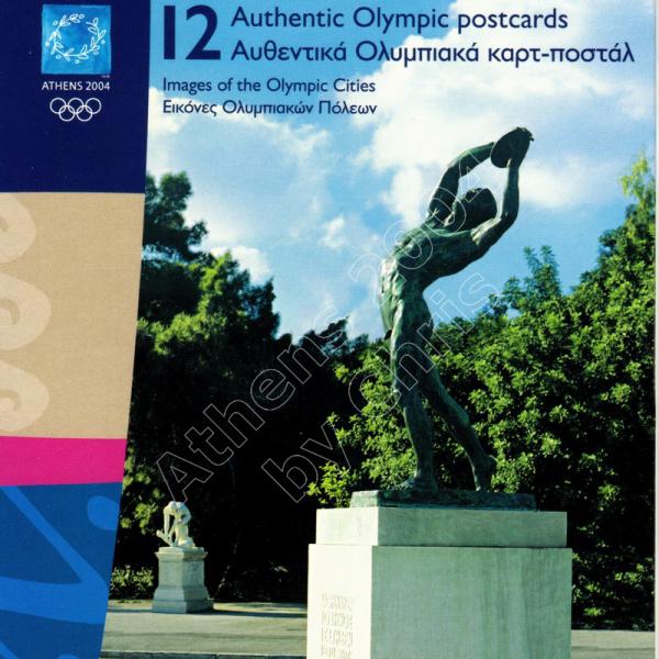 12 Olympic Postcards images of olympic cities series E