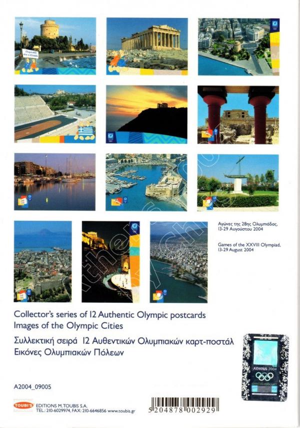 12 Olympic Postcards images of olympic cities series E