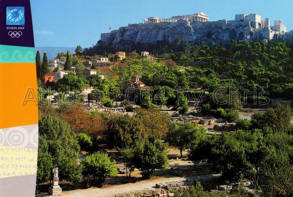 Acropolis general view postcard series G