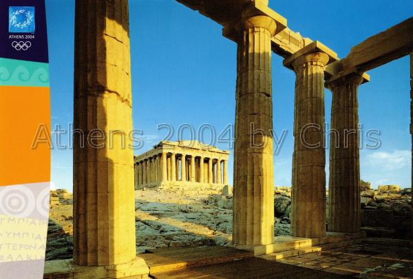 The parthenon postcard series G